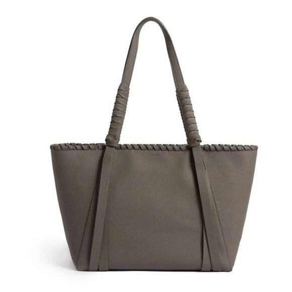 ALL SAINTS Kepi Storm Grey East West Tote Shoulder Bag  - $368. - Picture 12 of 12
